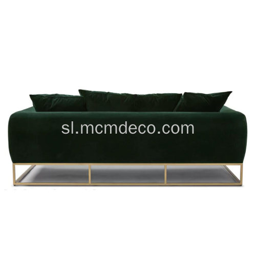 Kompleti Balsam kavč iz zelene tkanine